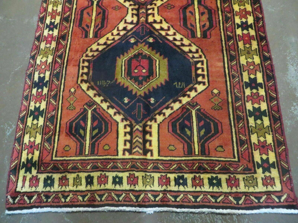 3' 4"X 7' Antique Handmade Turkish Wool Rug Organic #101 - Jewel Rugs, view 6