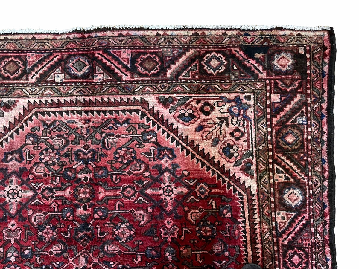 5.5 X 10 Antique Handmade Wool Tribal Gallery Rug All Over Red Runner Corridor - Jewel Rugs, view 8