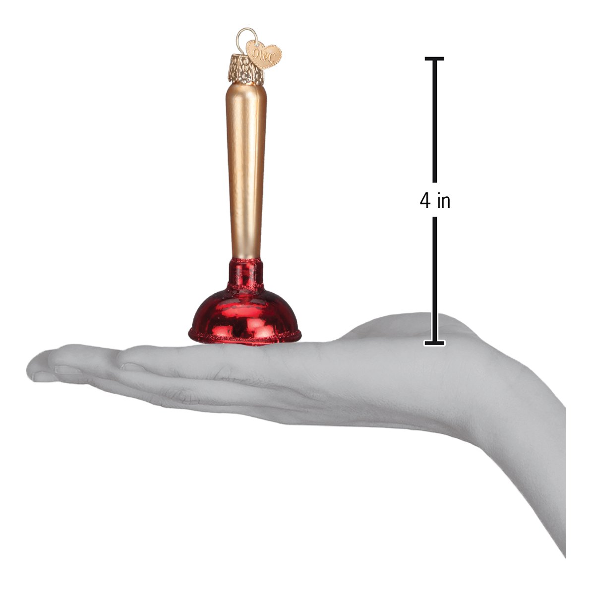 Toilet Plunger Ornament