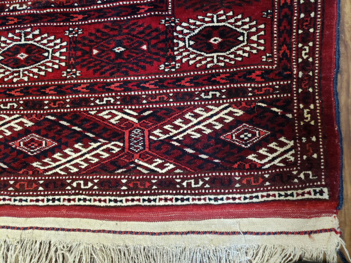 Persian Turkoman Rug 8 x 12.5 - Jewel Rugs, view 10