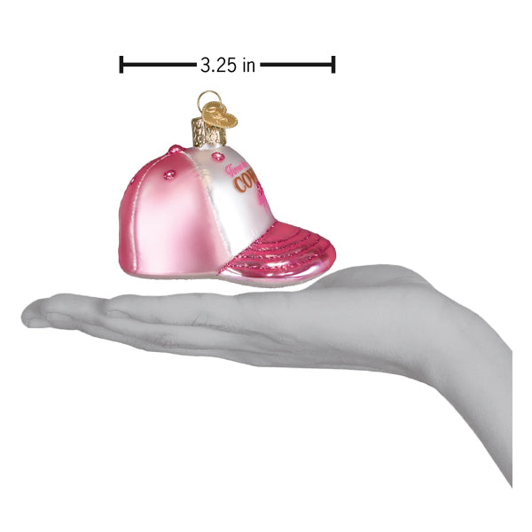 Cowgirl Trucker Cap Ornament