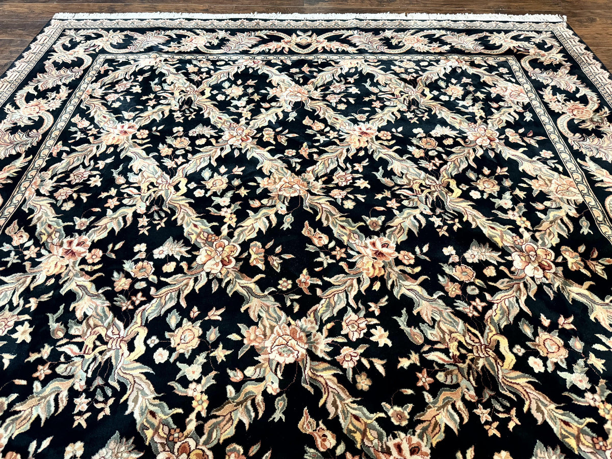 Pak Persian Rug 8x10, Black, Handmade - Jewel Rugs, view 10