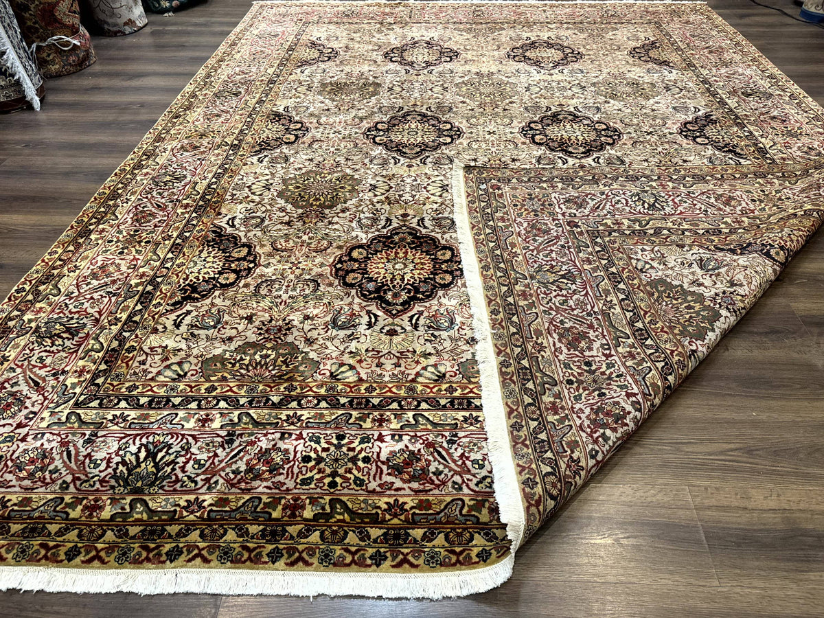 Indian Agra Rug 9x12, Fine Oriental Carpet - Jewel Rugs, view 11