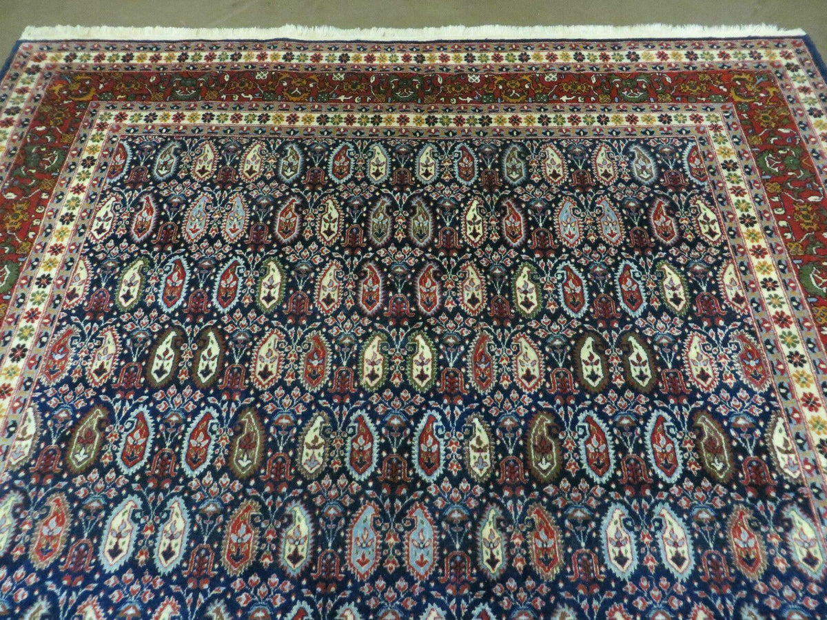 6' X 9' Vintage Fine Handmade India Paisley Rug Hand Knotted Carpet Organic Dye - Jewel Rugs, view 3