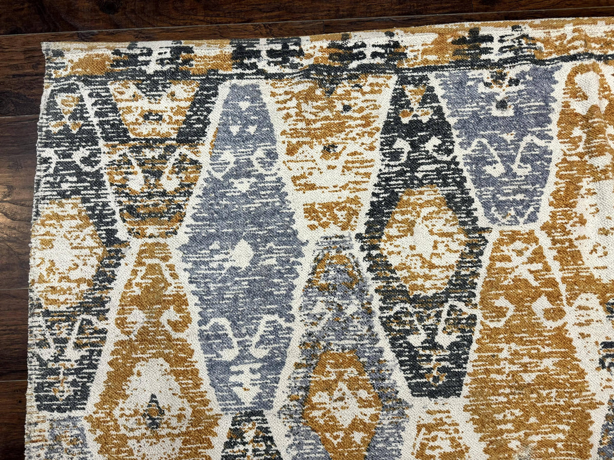 Handmade Contemporary Modern Indian Rug 8x10, Colorful - Jewel Rugs, view 7
