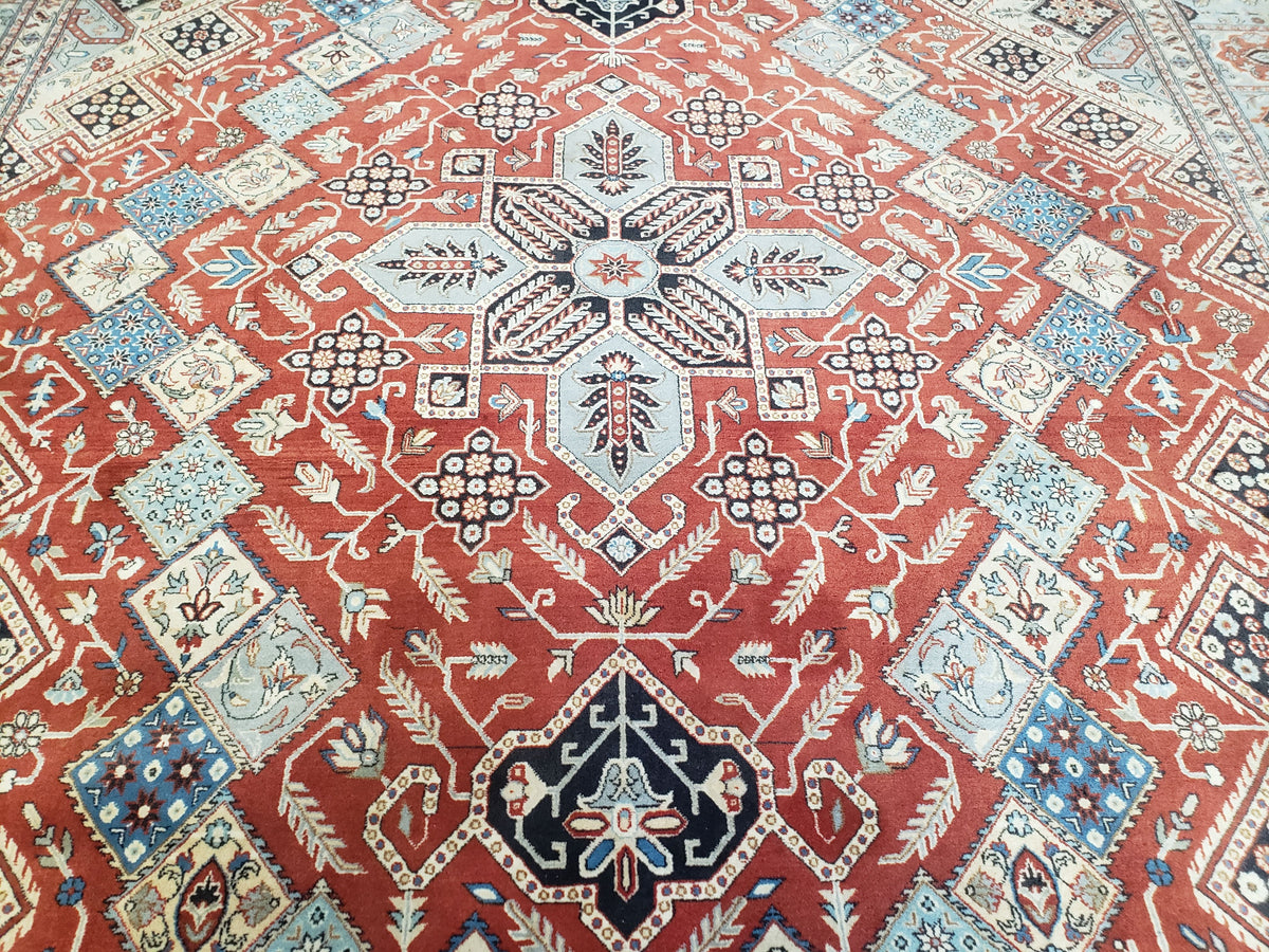 8 x11 Top Quality Veg Dye Turkish Carpet Decorative Handmade Geometric Area Rug - Jewel Rugs, view 11