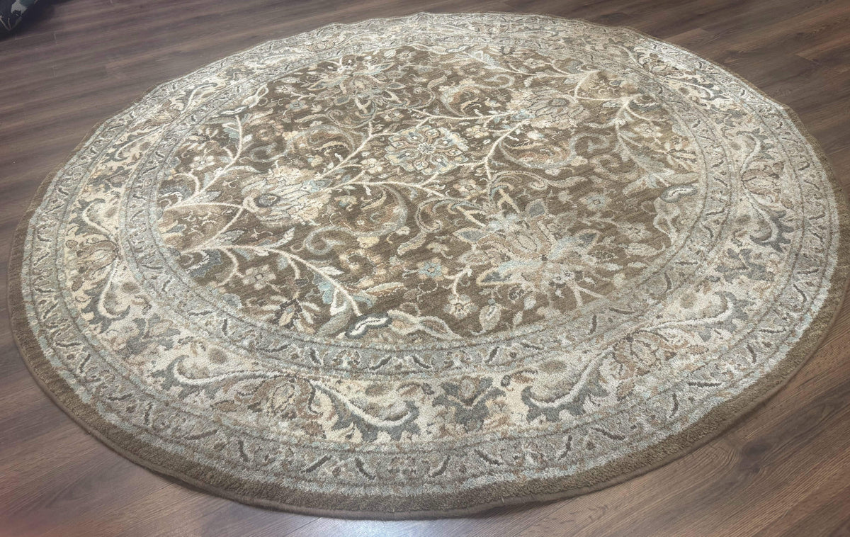 Round Karastan Rug 8x8 ft, Euphoria New Bridge Karastan Rug, Indo Mahal Design - Jewel Rugs, view 12