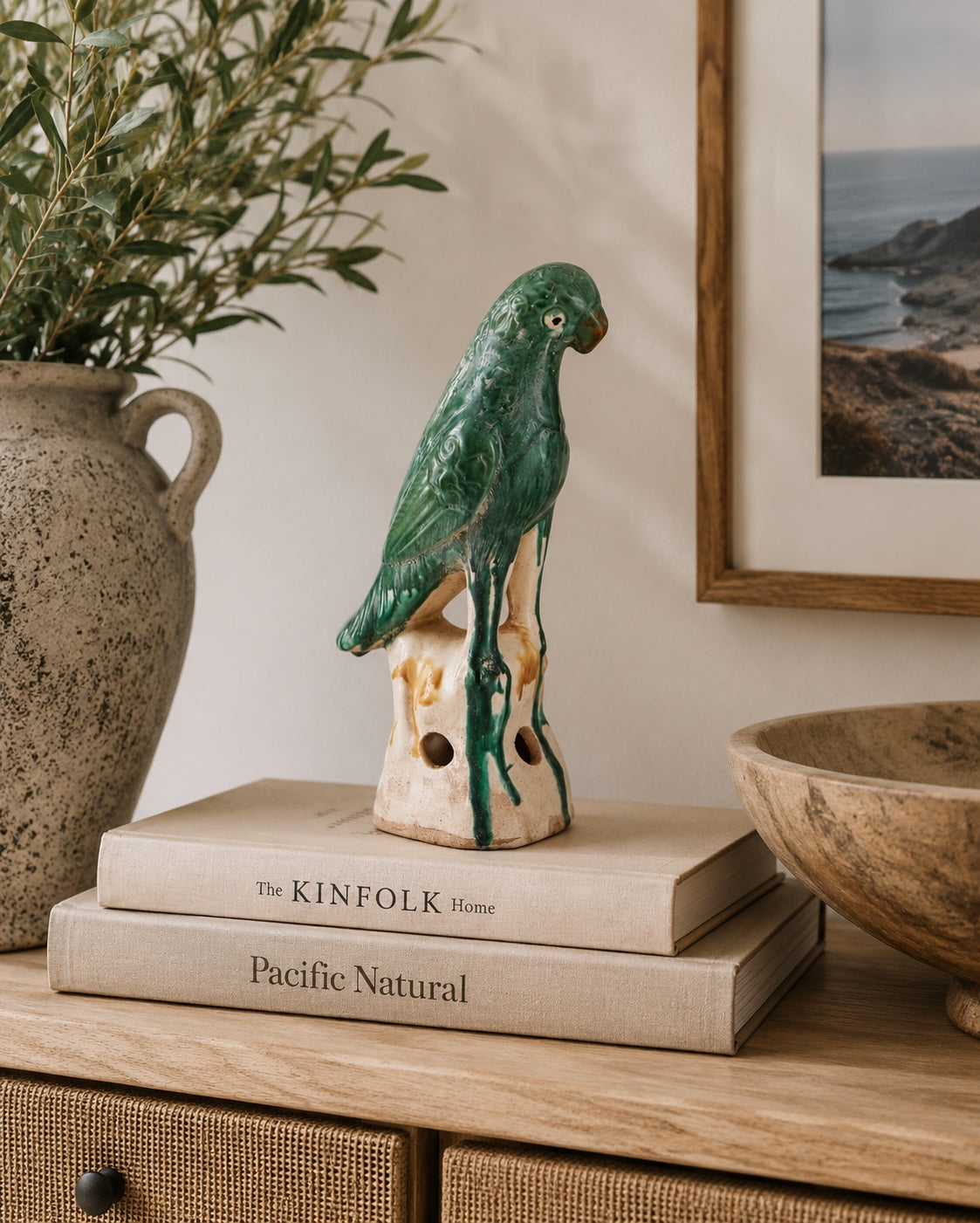 Green Glazed Parrot - M Min 2