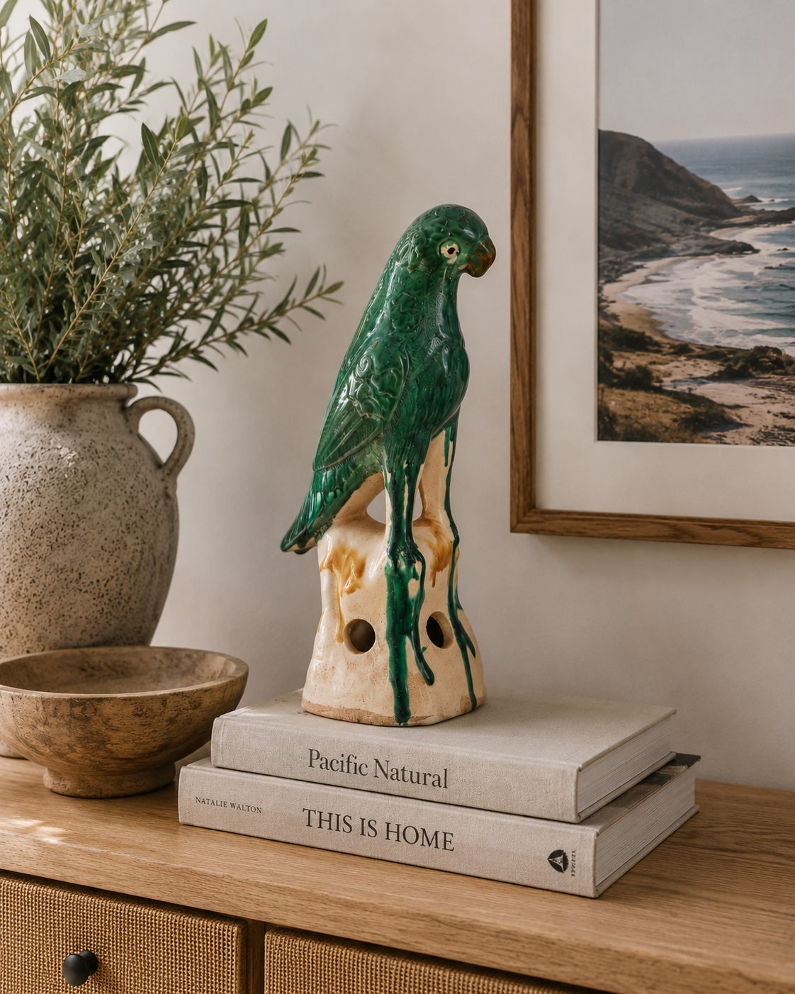 Green Glazed Parrot - L Min 2