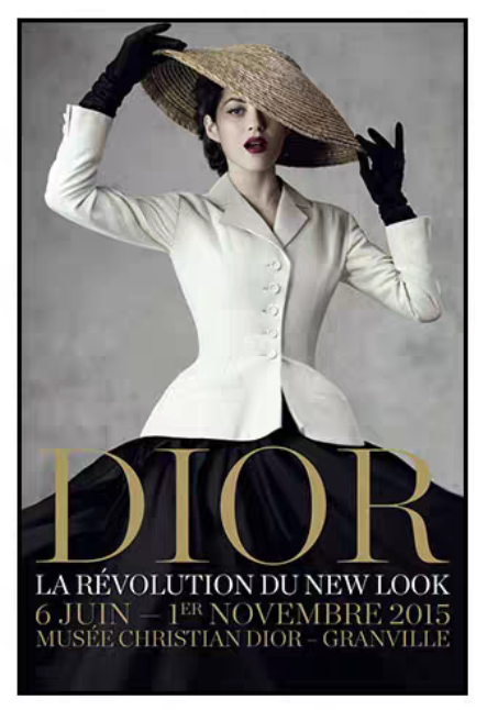 Decorative Black and White Picture Covergirl (Dior) 31.5X47.24H image 3