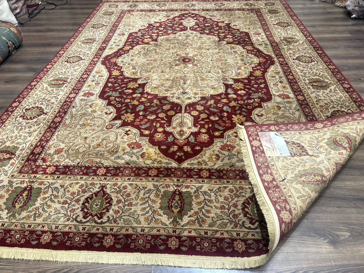 Karastan Rug 8.8 x 12, Antique Legends Royal Tabriz, Wool Pile, Vintage, Rare Design - Jewel Rugs, view 12