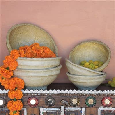 Paper Mache Bowl - Source by Studio Skara, view 3