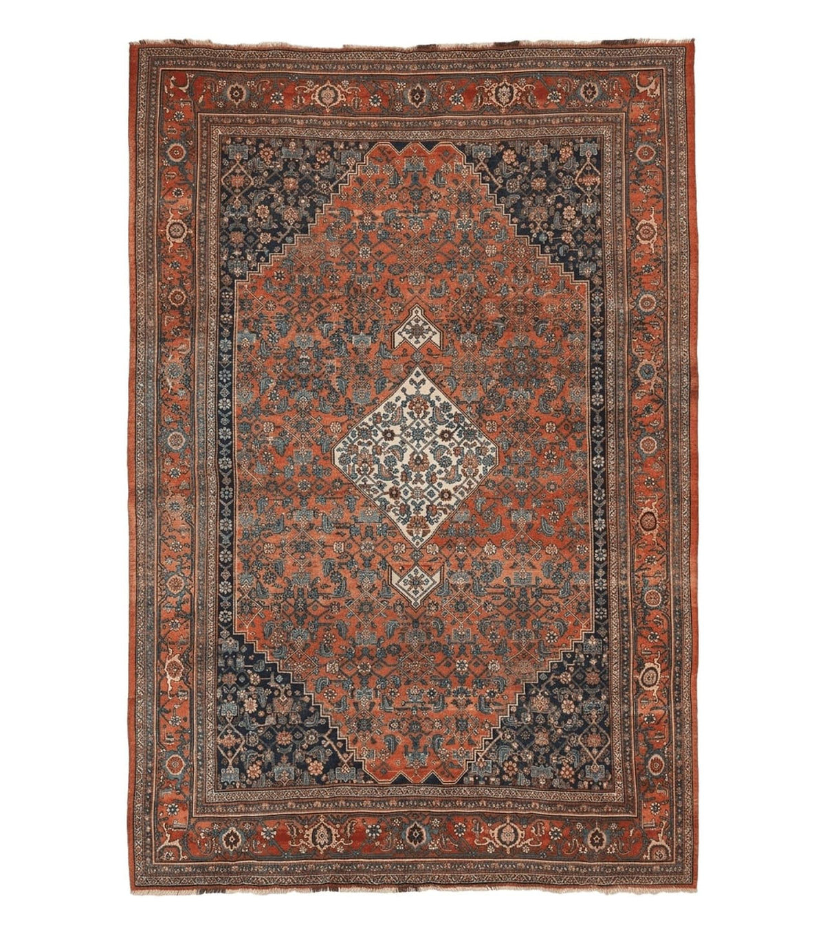 Antique Persian Bidjar Rug 8x12, Rare Persian Carpet - Jewel Rugs