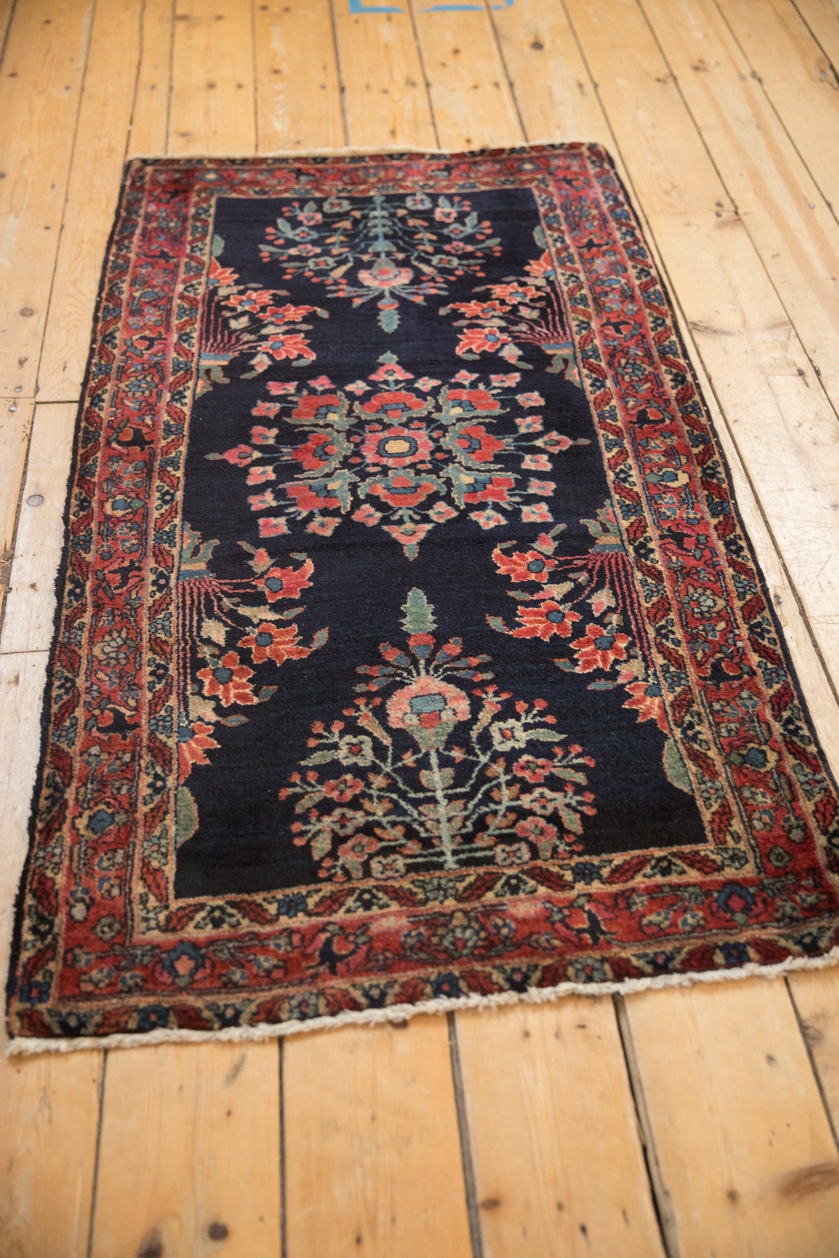 2.5x5 Vintage Fine Sarouk Rug Runner