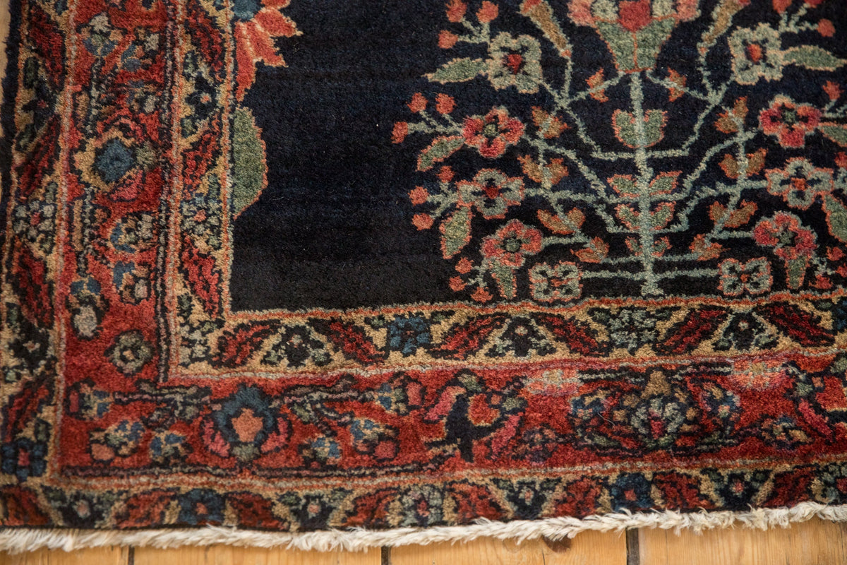 2.5x5 Vintage Fine Sarouk Rug Runner