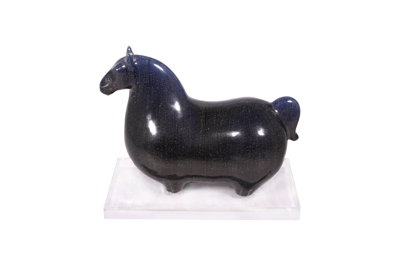 Trotter Horse Dark Blue/Black image