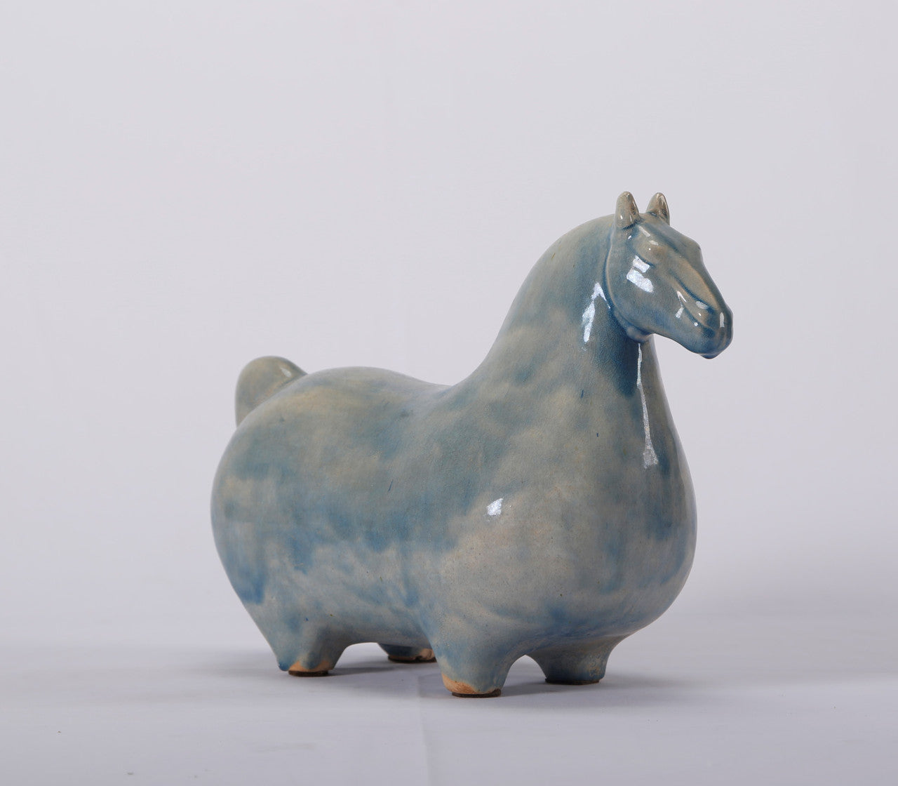 Trotter Horse Light Green/Blue12x5.5x9H image