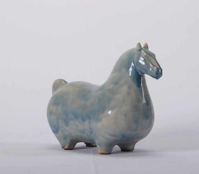 Trotter Horse Light Green/Blue12x5.5x9H image 3