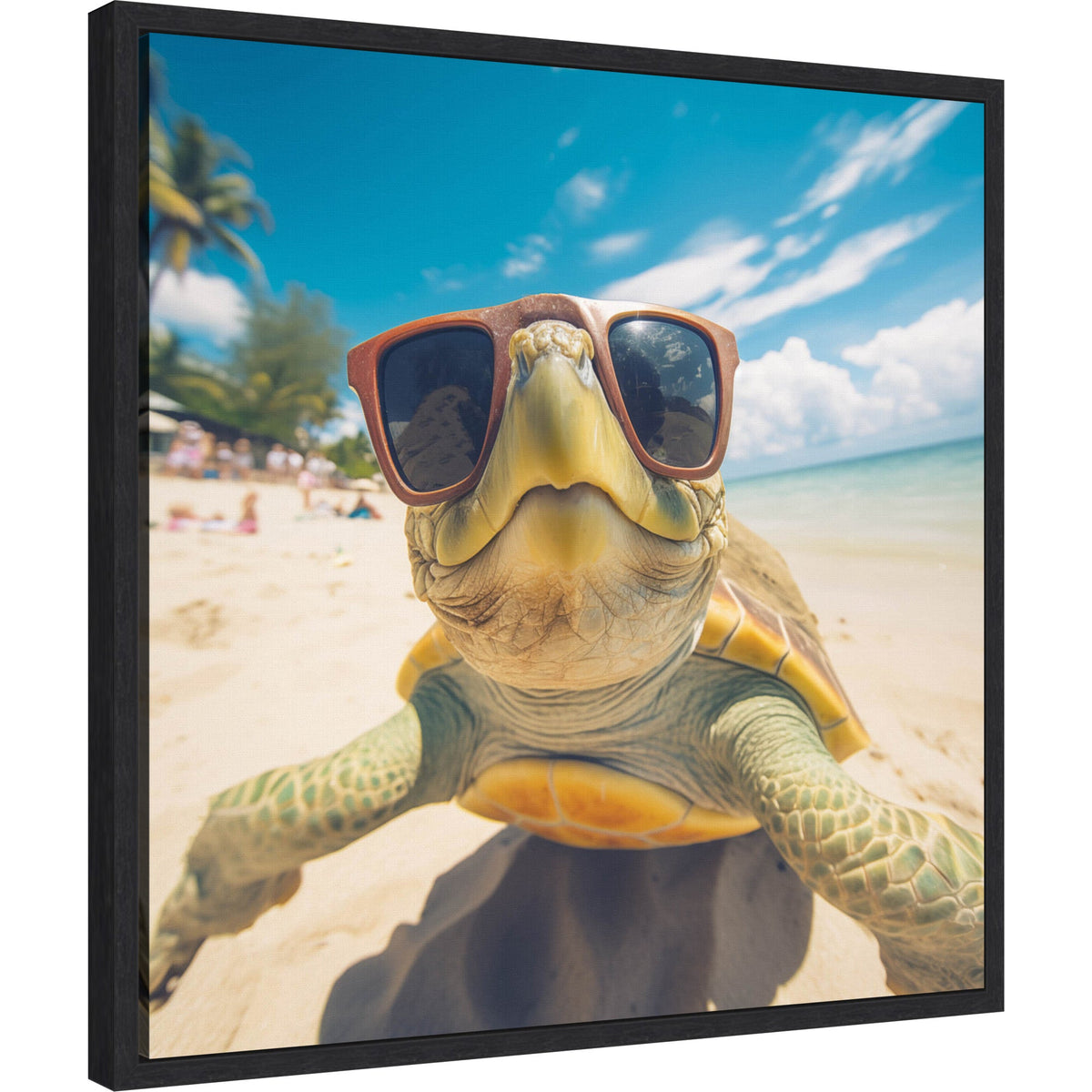 Funny Turtle Selfie by The Creative Bunch Studio