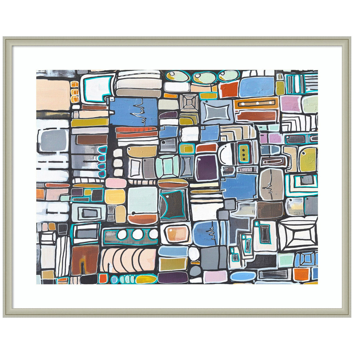 Framed Art Newsprint Horizontal by Leah Nadeau