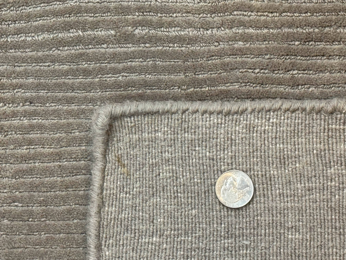 Tibetan Rug 8x10 Taupe Handmade Wool Modern Contemporary Carpet - Jewel Rugs, view 11
