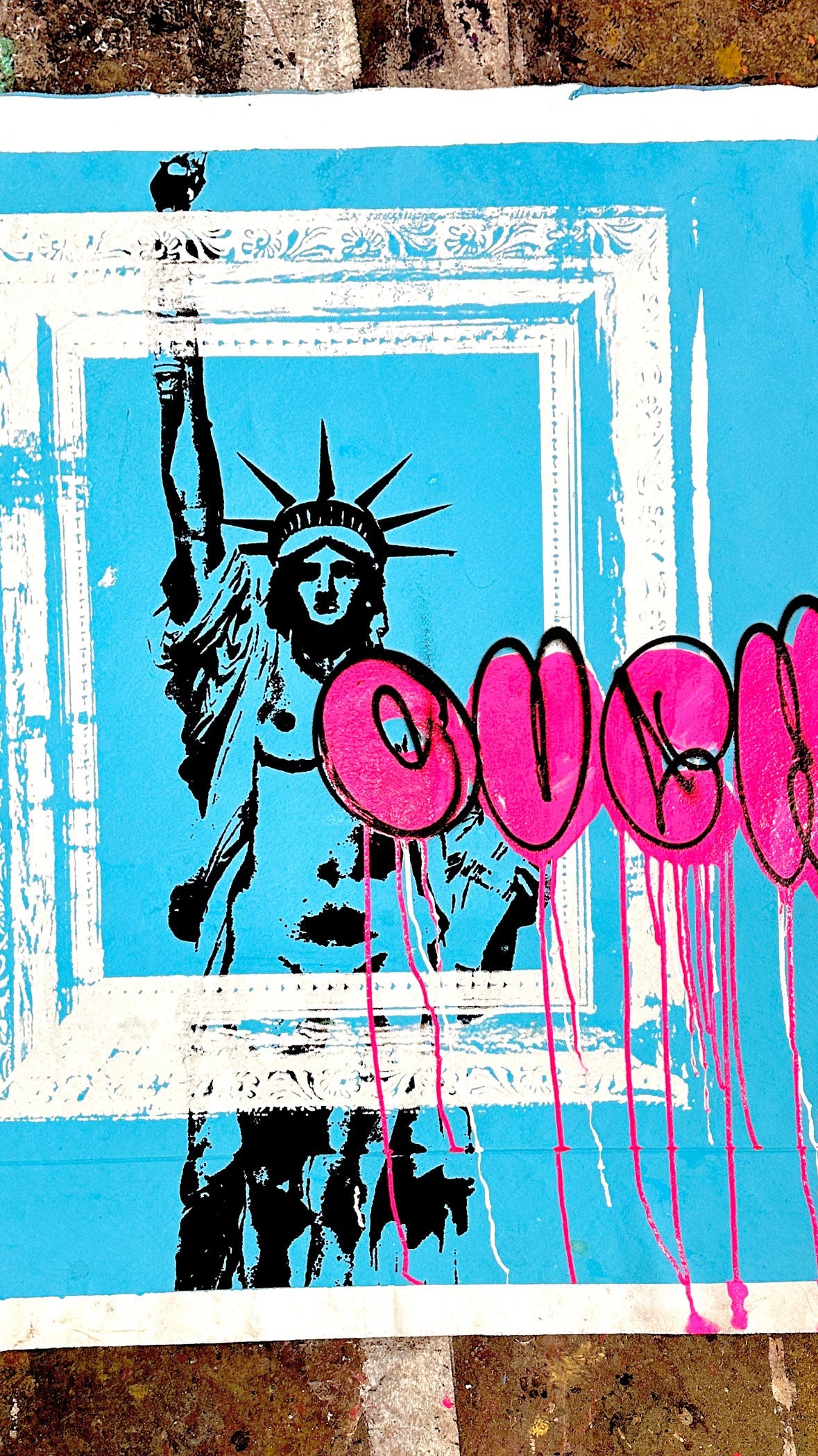Framed Liberty Ouch - Denis OUCH, view 2
