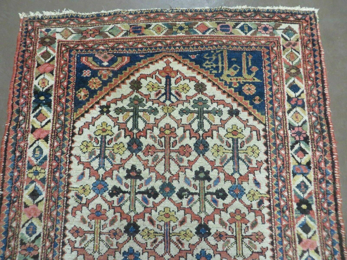 3' 3"X 10' Antique Handmade Caucasian Shirvan Wool Runner Rug Nice - Jewel Rugs, view 5