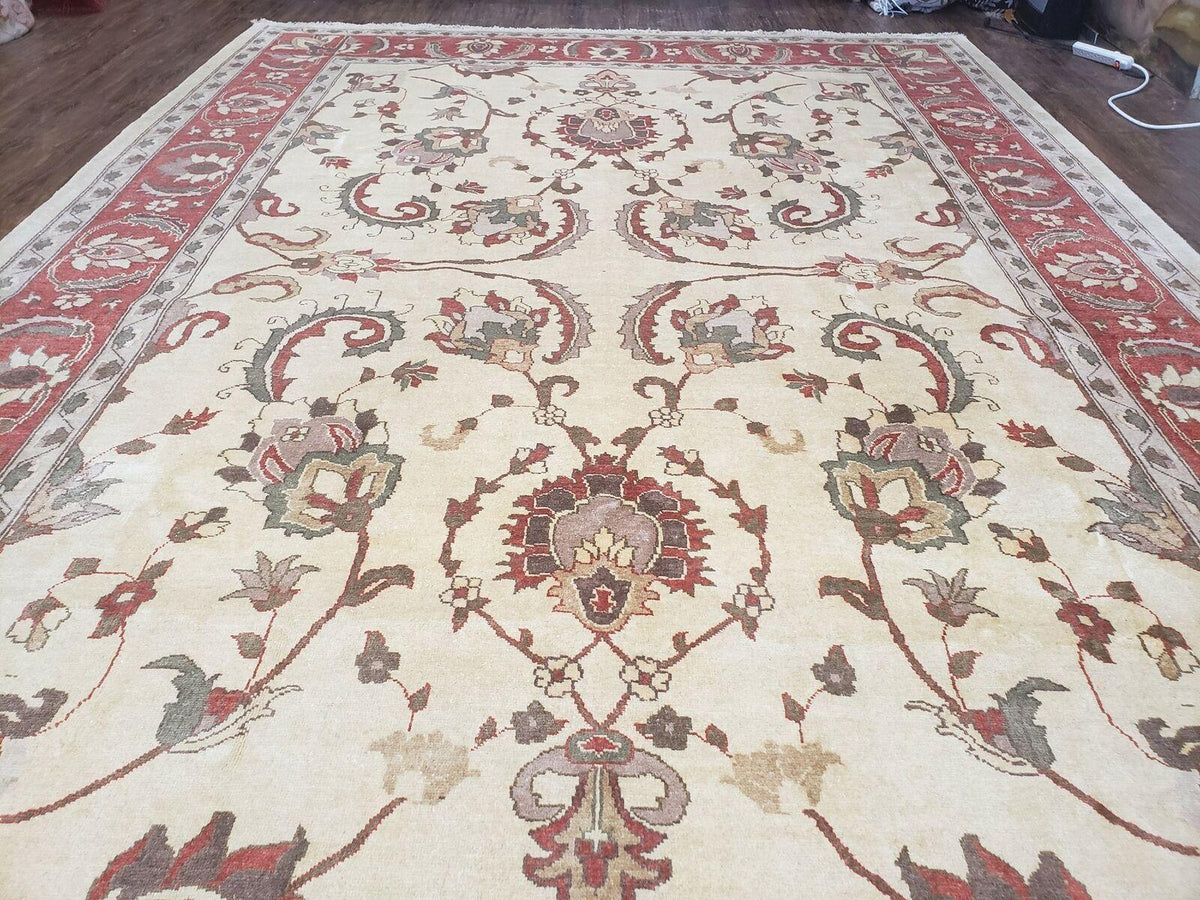 9' X 12' One-Of-A-Kind William Pak Peshawar Hand-knotted Wool Rug Nice - Jewel Rugs, view 5