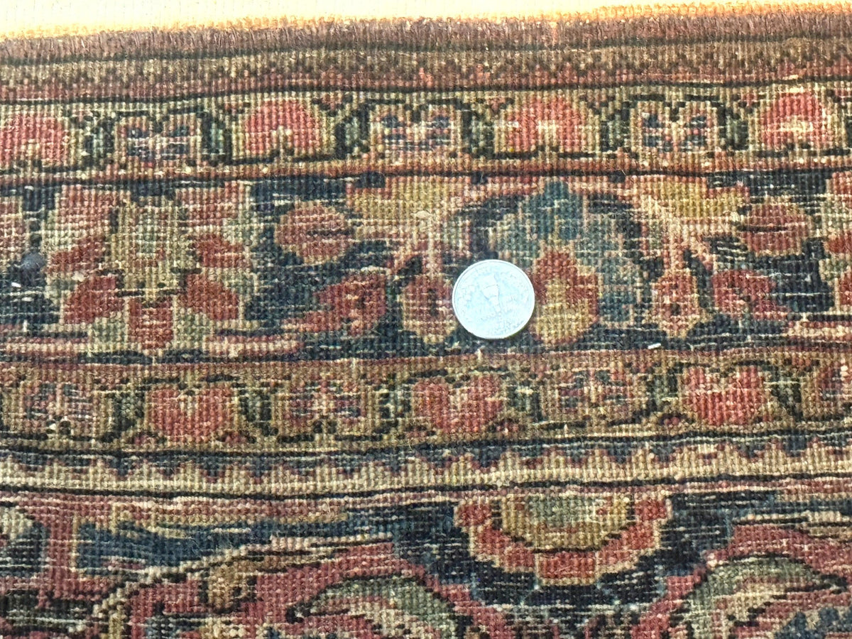 Antique Persian Sarouk Rug 3.6 x 5, Red, 1920s Persian Carpet - Jewel Rugs, view 11