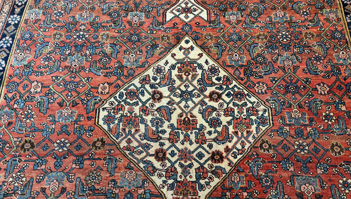 Antique Persian Bidjar Rug 8x12, Rare Persian Carpet - Jewel Rugs, view 5