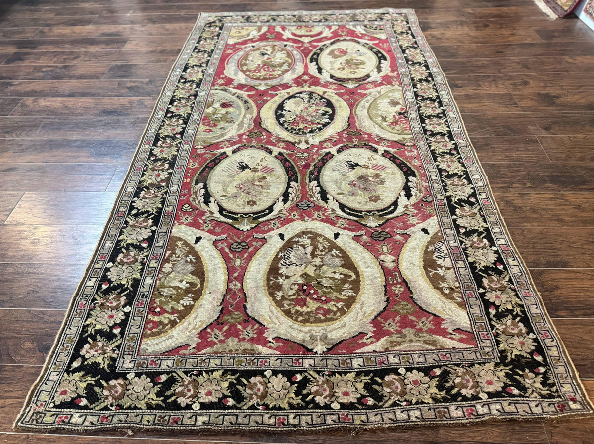Antique Caucasian Karabakh Rug 5x10 - Jewel Rugs, view 2
