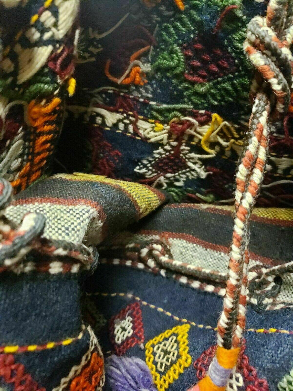 2' X 4' Handmade Turkish Tribal Kilim Wool Rug Double Saddle Bag Khorjin Nice - Jewel Rugs, view 11