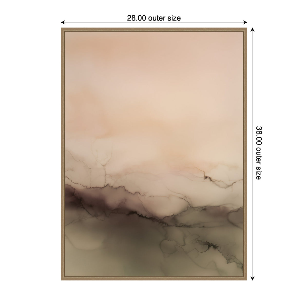 Dawn No. 2 by Amy Lighthall Framed Canvas Wall Art Print