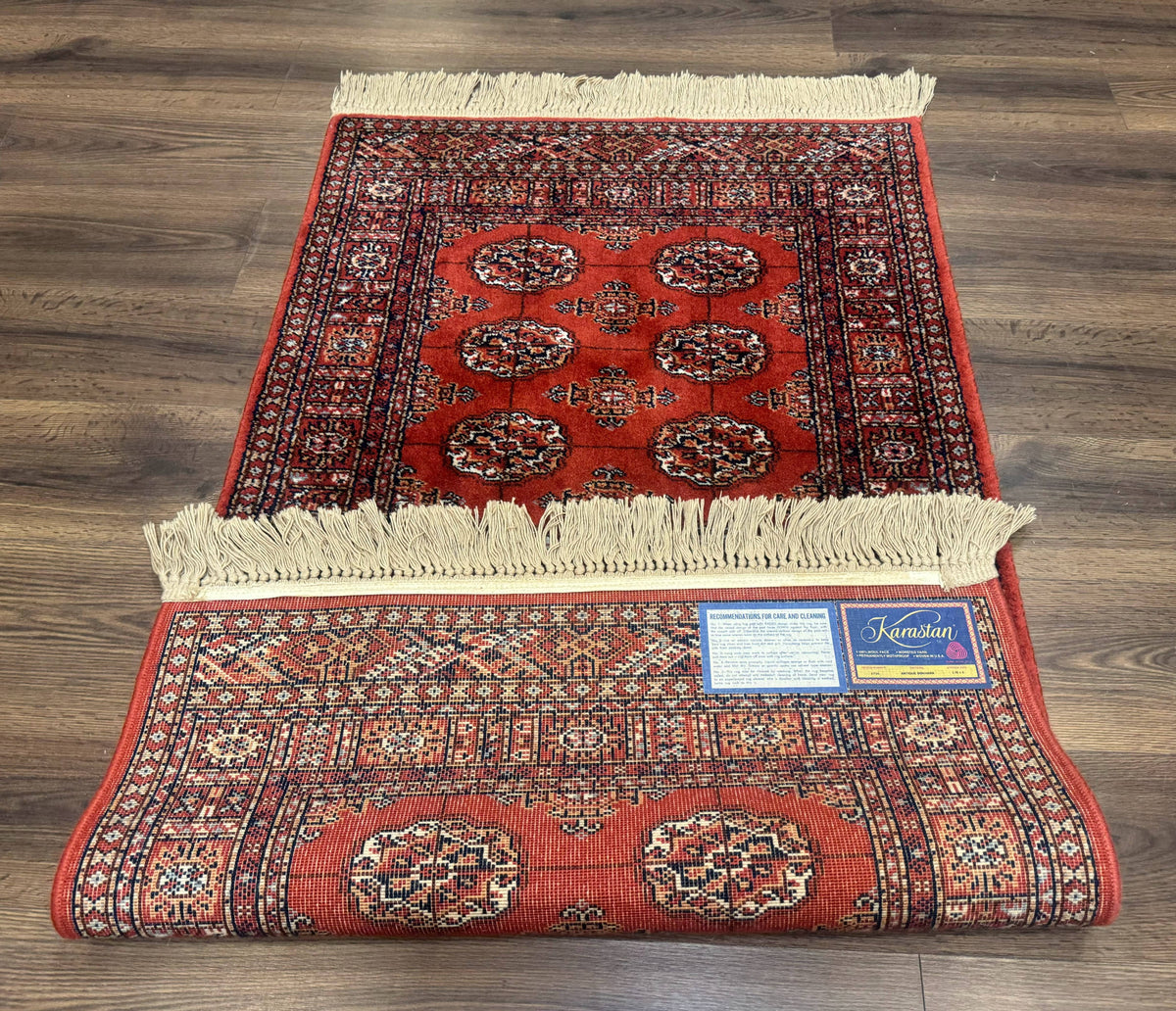 Karastan Rug 3x5, Antique Bokhara #734, Rare, Wool Pile Discontinued Karastan, Original 700 Series - Jewel Rugs, view 12