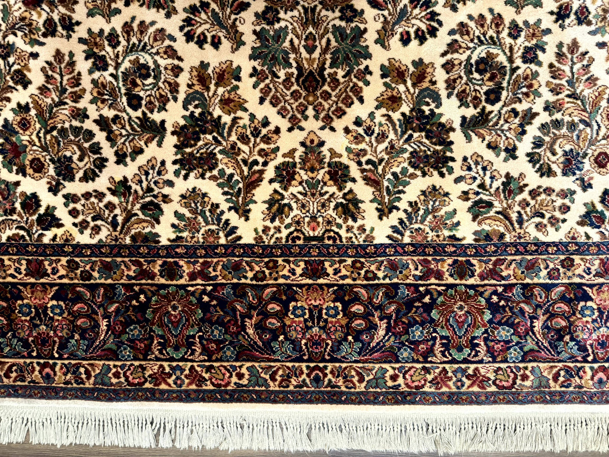 Karastan Rug 8.8 x 10.6 Ivory Sarouk #700/760, Wool Discontinued Original 700 Series - Jewel Rugs, view 5