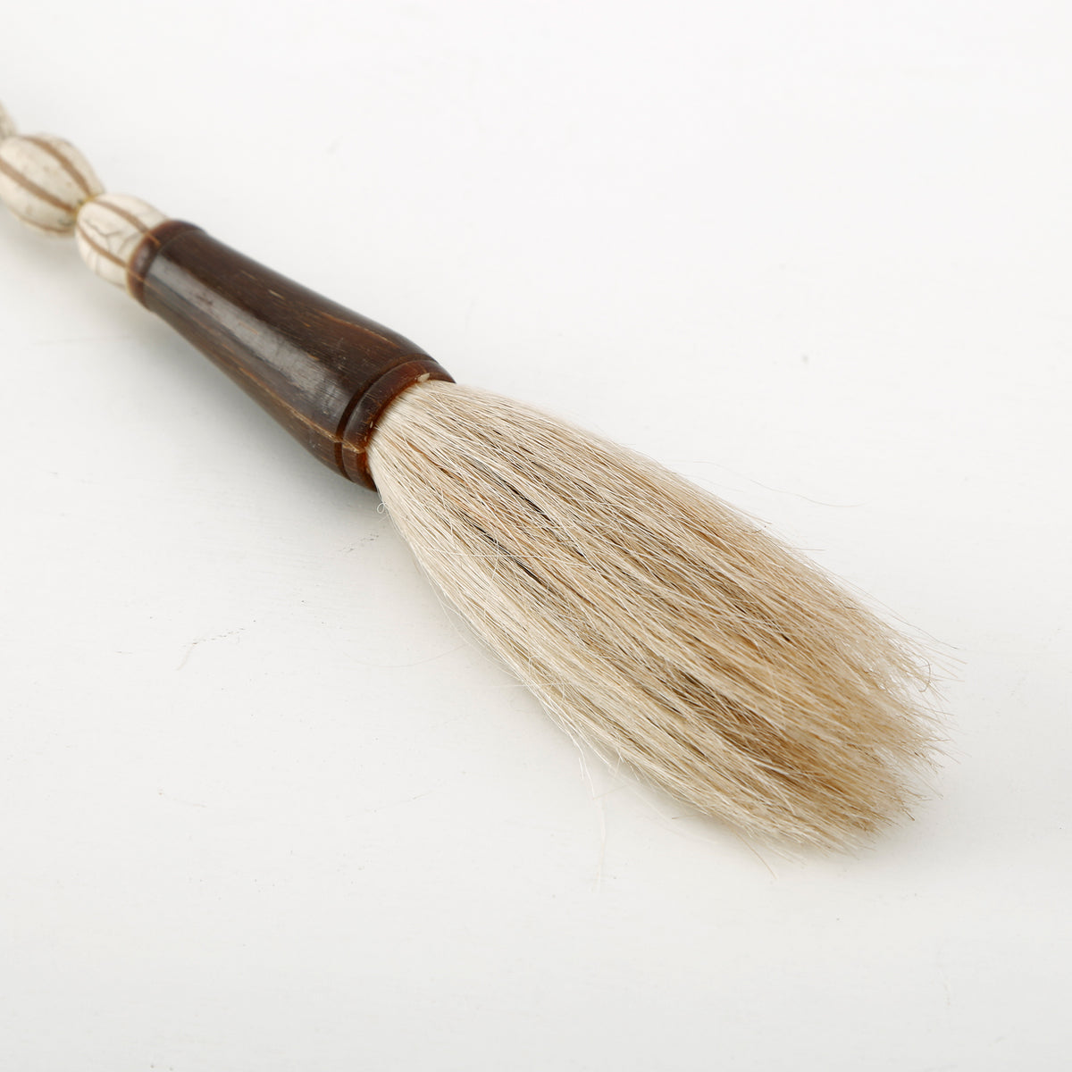 10" Calligraphy Brush Coral White