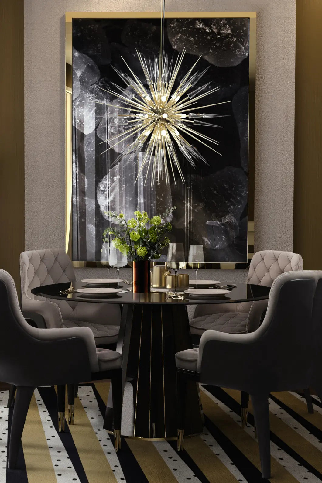 Explosion Marble Suspension Light by Luxxu – view 6