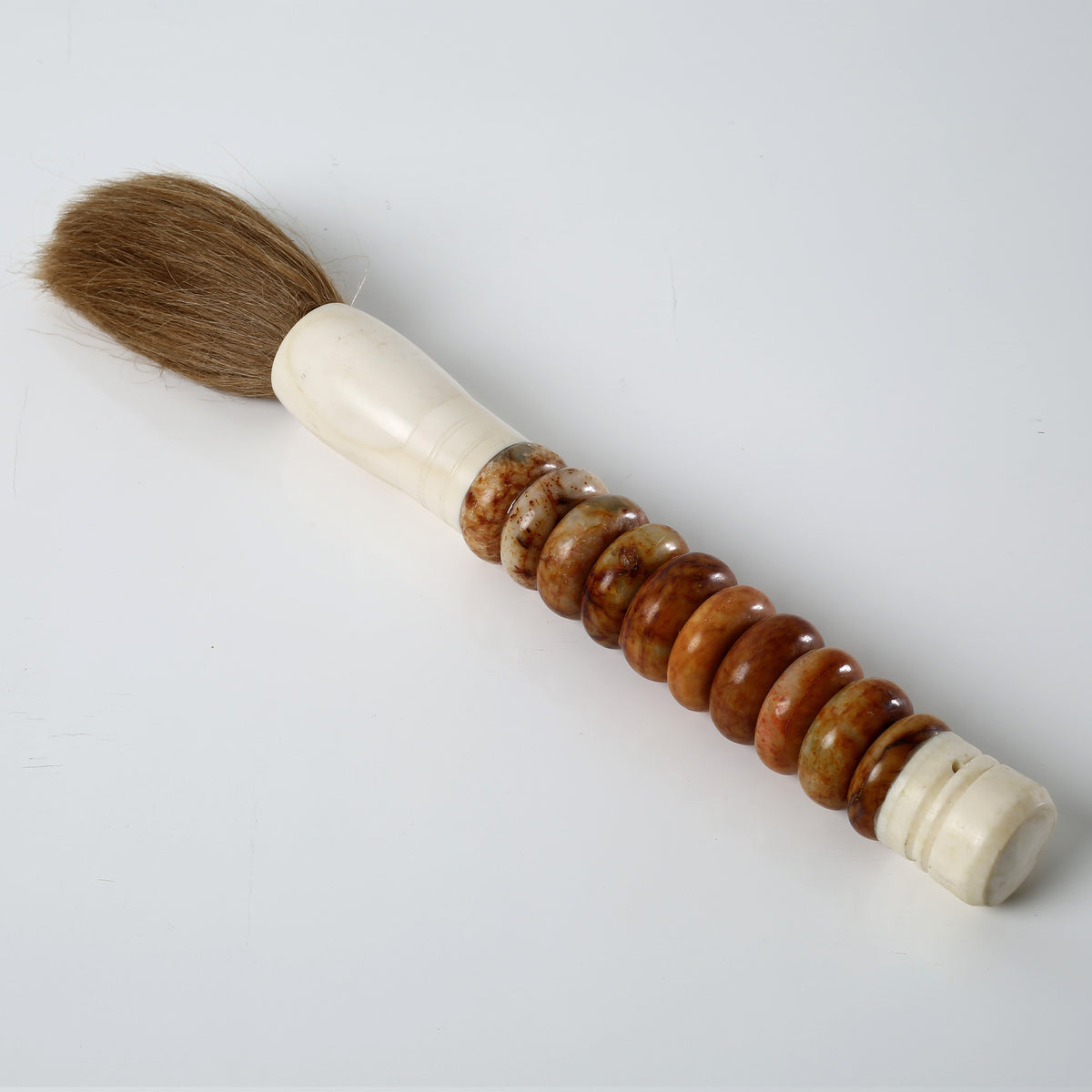 Approx. 13" Marble Ring Calligraphy Brush Natural Fall Color