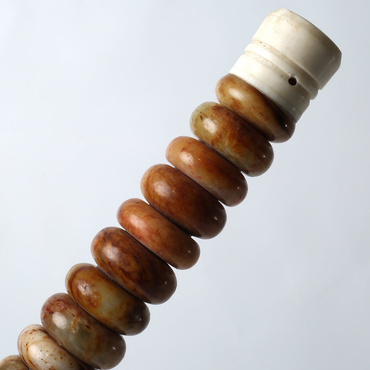 Approx. 13" Marble Ring Calligraphy Brush Natural Fall Color