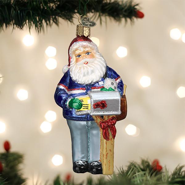 USPS Santa Ornament