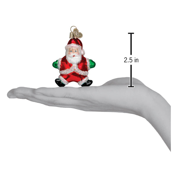 Small Silly Santa Ornament