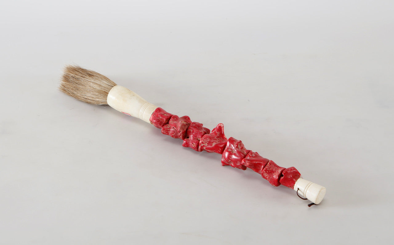 Coral Calligraphy Brush Red image