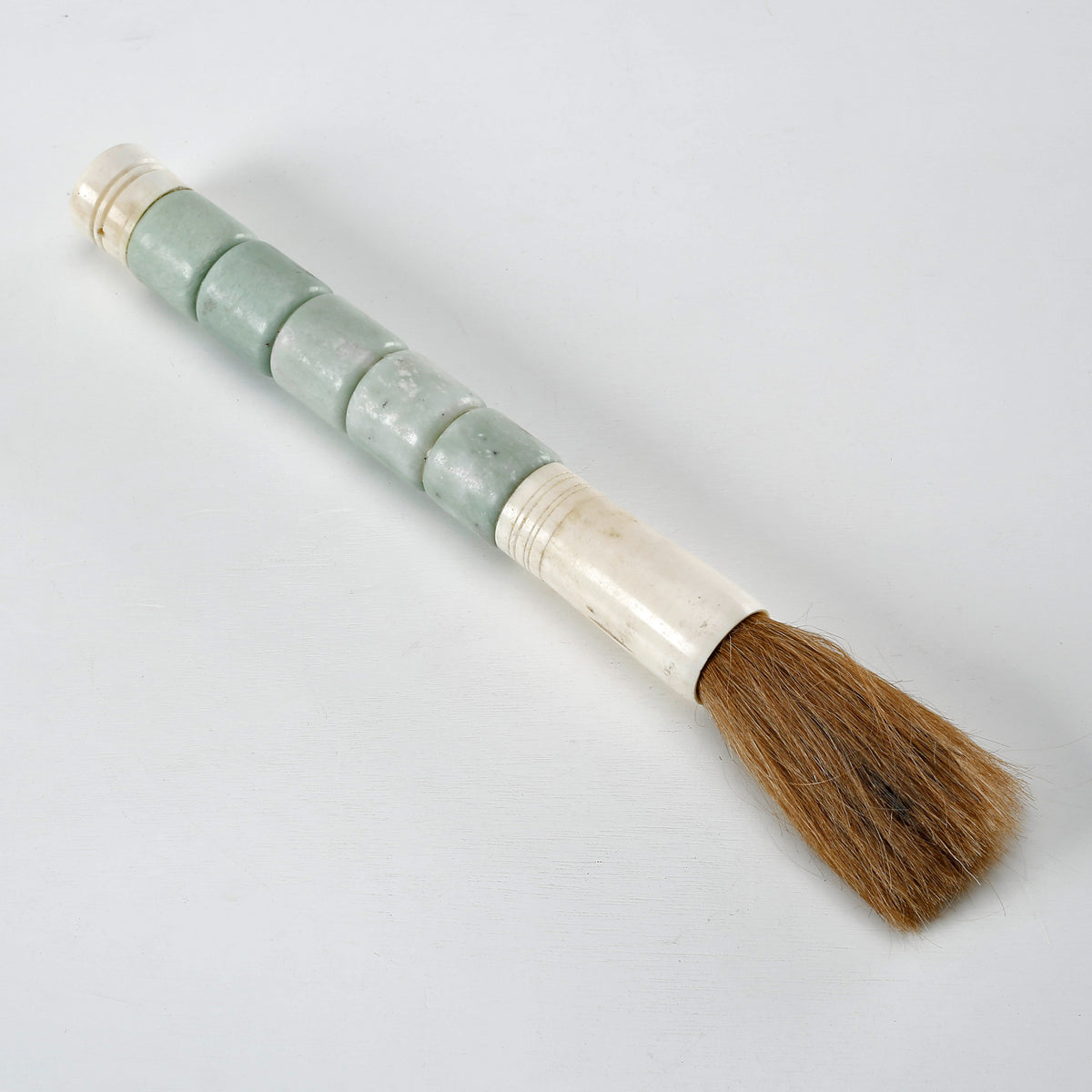 Approx. 14" Neutral Cylindrical Jade Calligraphy Brush