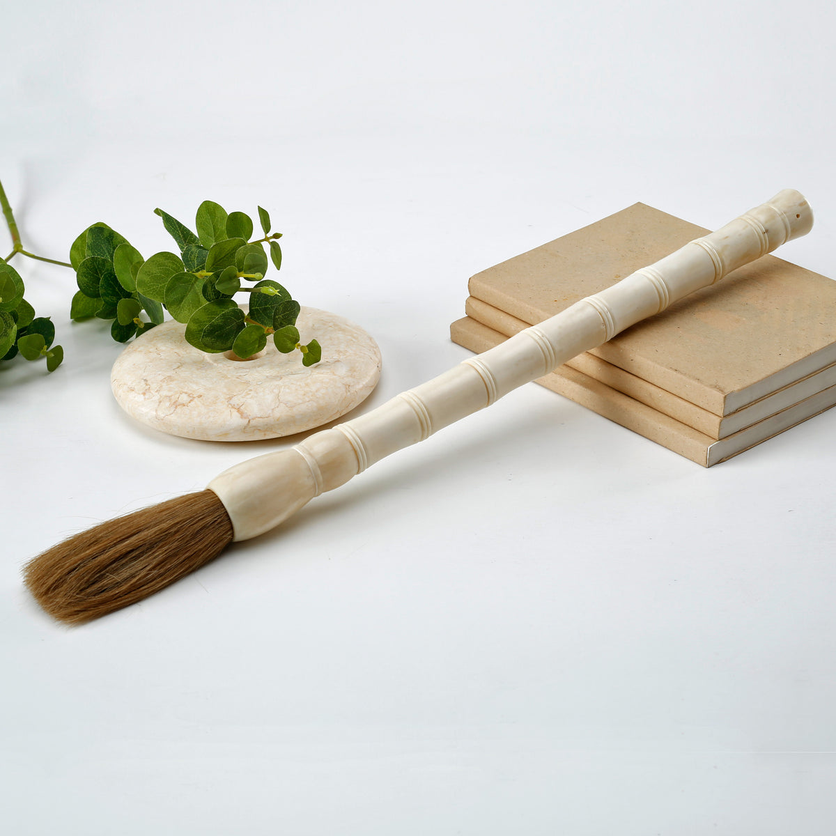 White Bone Drum Calligraphy Brush XL