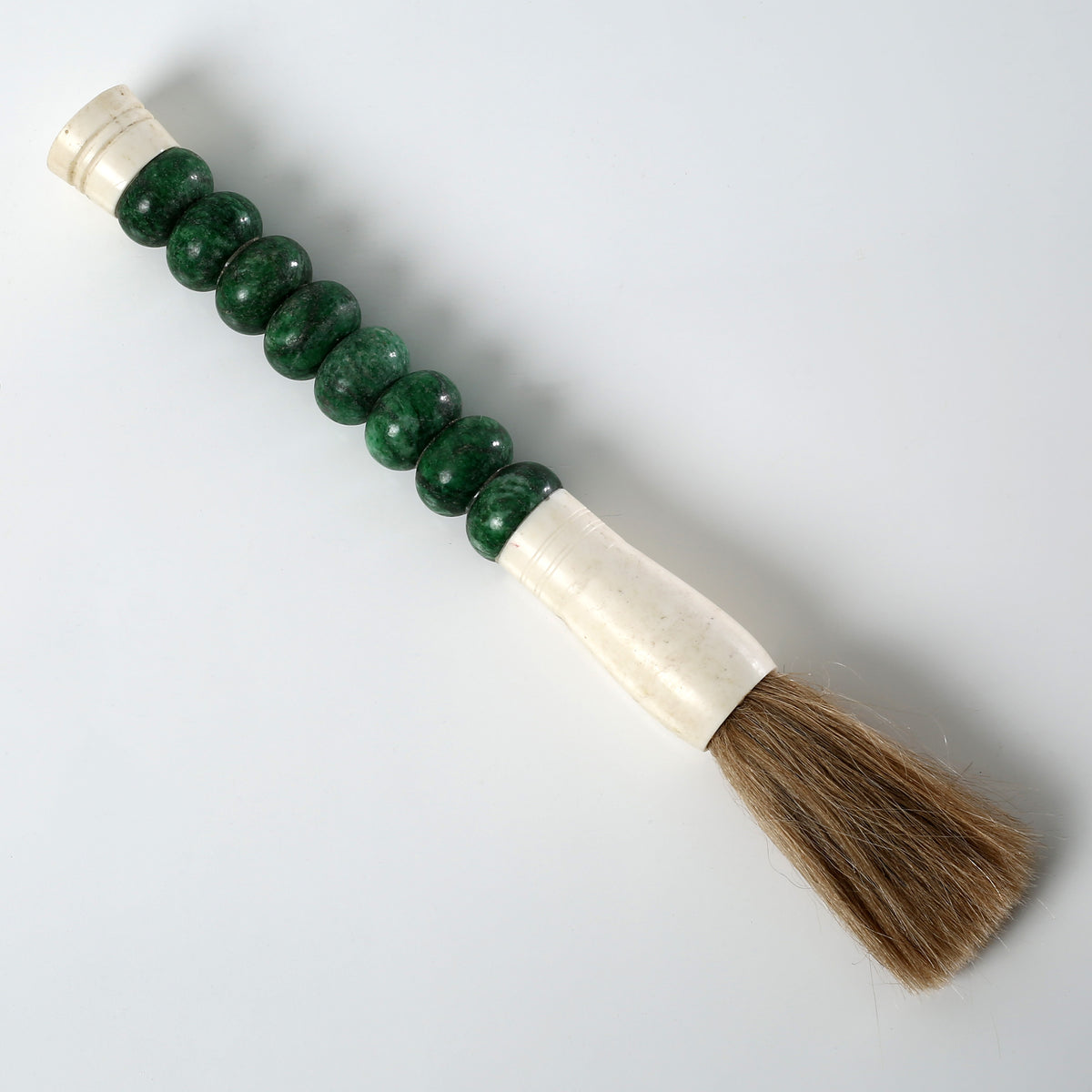 Green Jade Abacus Calligraphy Brush - M