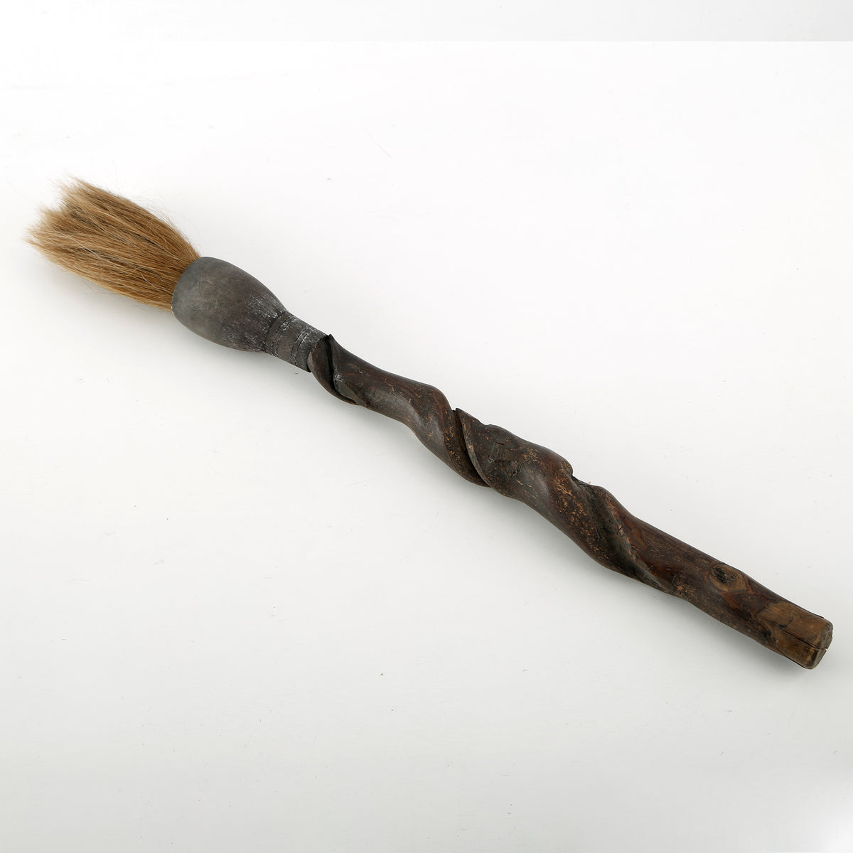 Colligraphy Brush with Live Edge Old Branch (Approx 20-25 inches long)