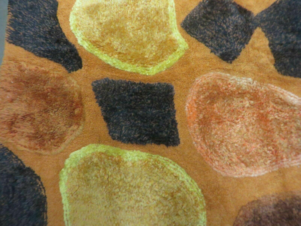 4' X 6' Modern Handmade Hooked Rug Wool Abstract Nice - Jewel Rugs, view 5