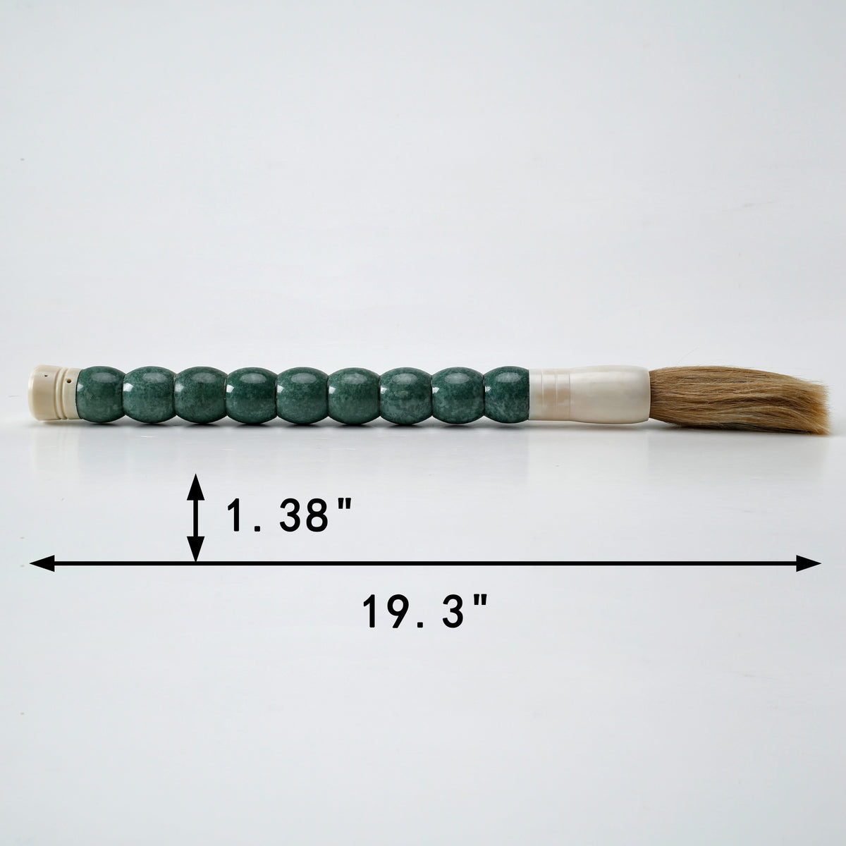 Marble Gray Jade Calligraphy Brush Large