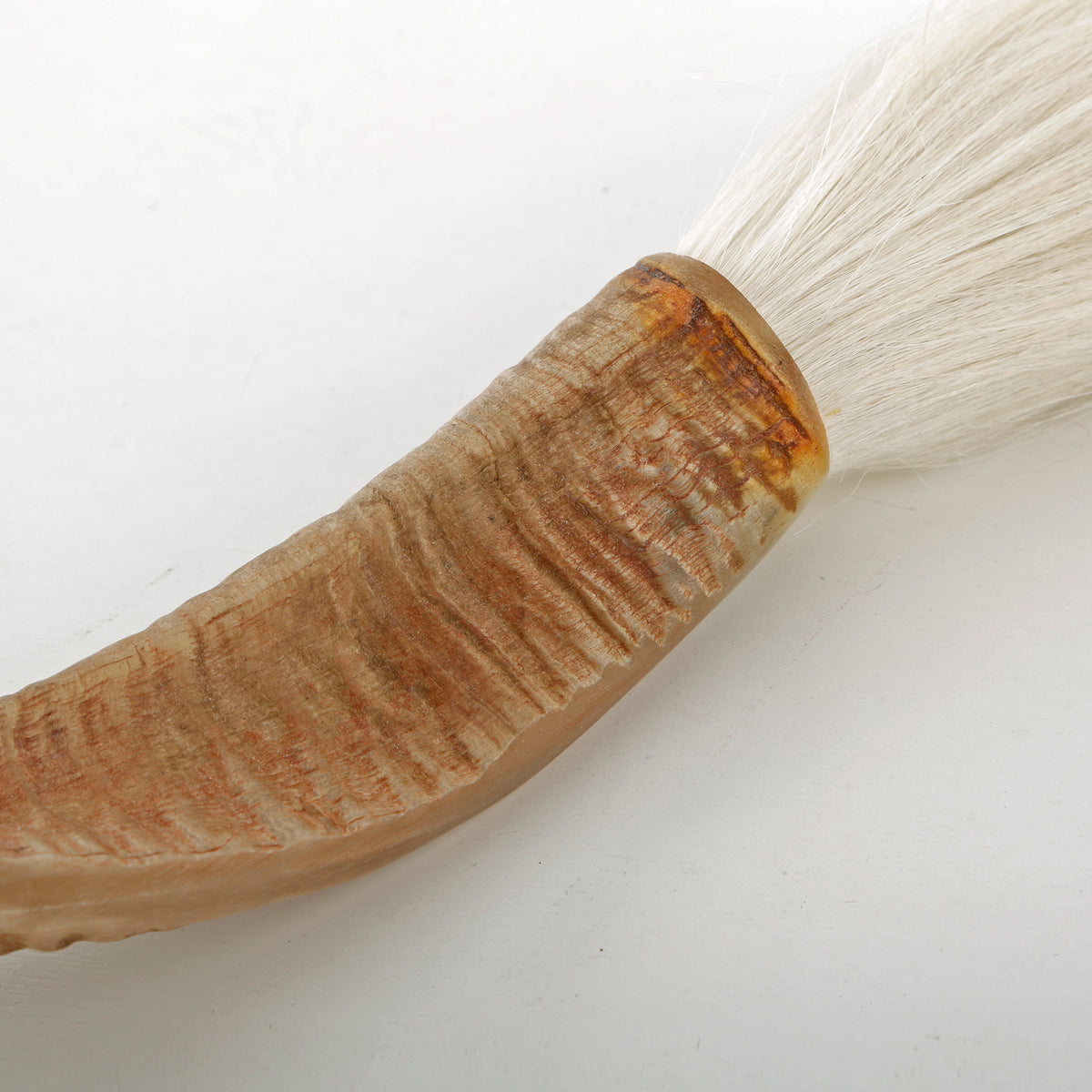 Ram Horn Calligraphy Brush( Approx 14" Long. Size and color vary)