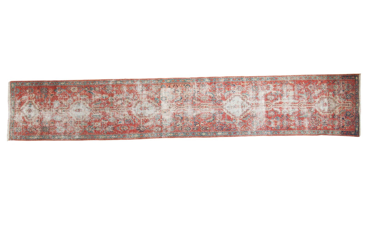 2x13.5 Antique Heriz Rug Runner